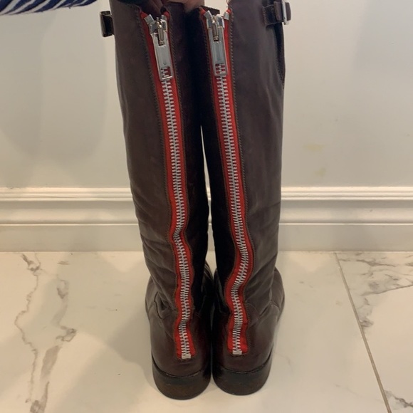 Golden Goose Brown Leather Boots Size 37 - Picture 9 of 13